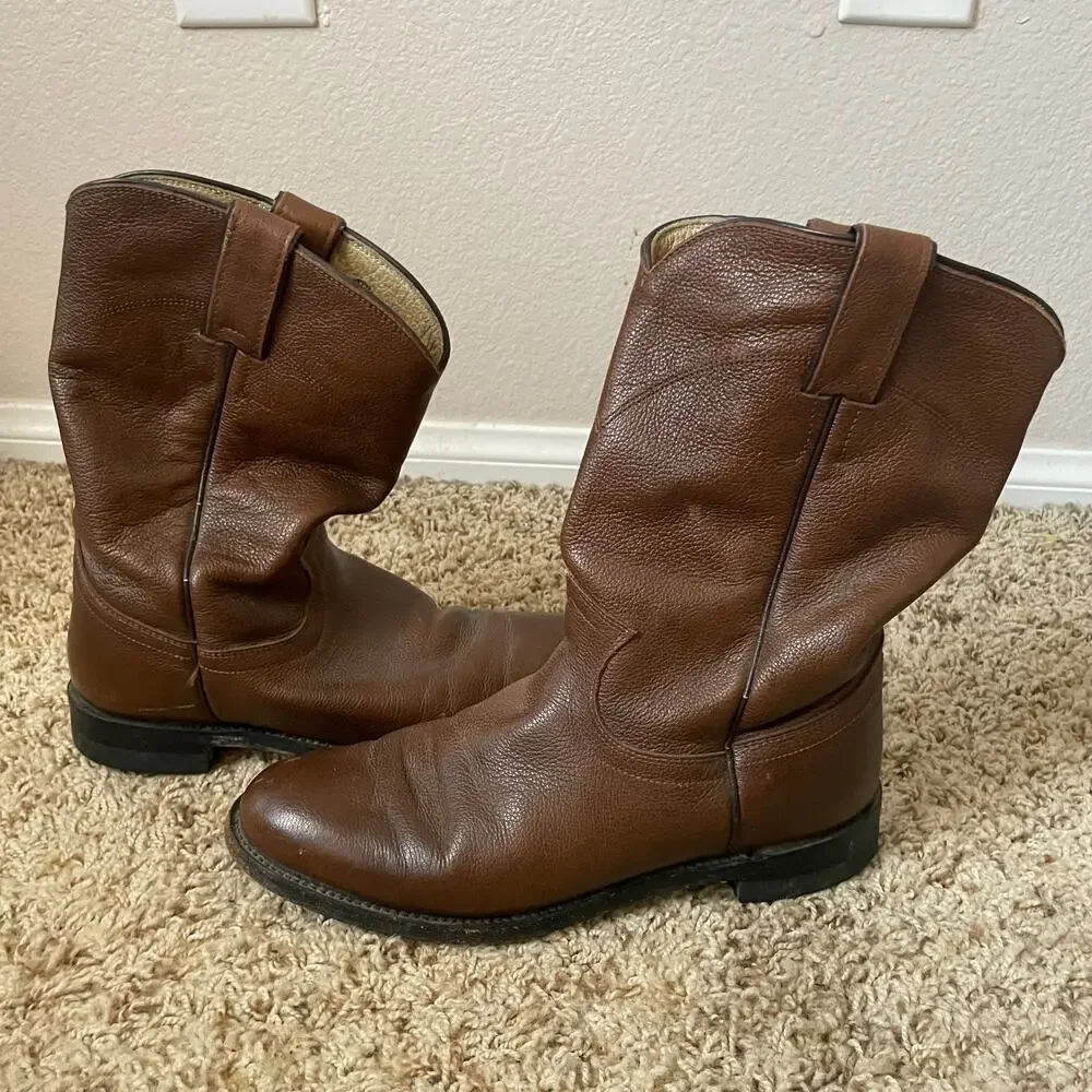 Justin Boots brown classic
